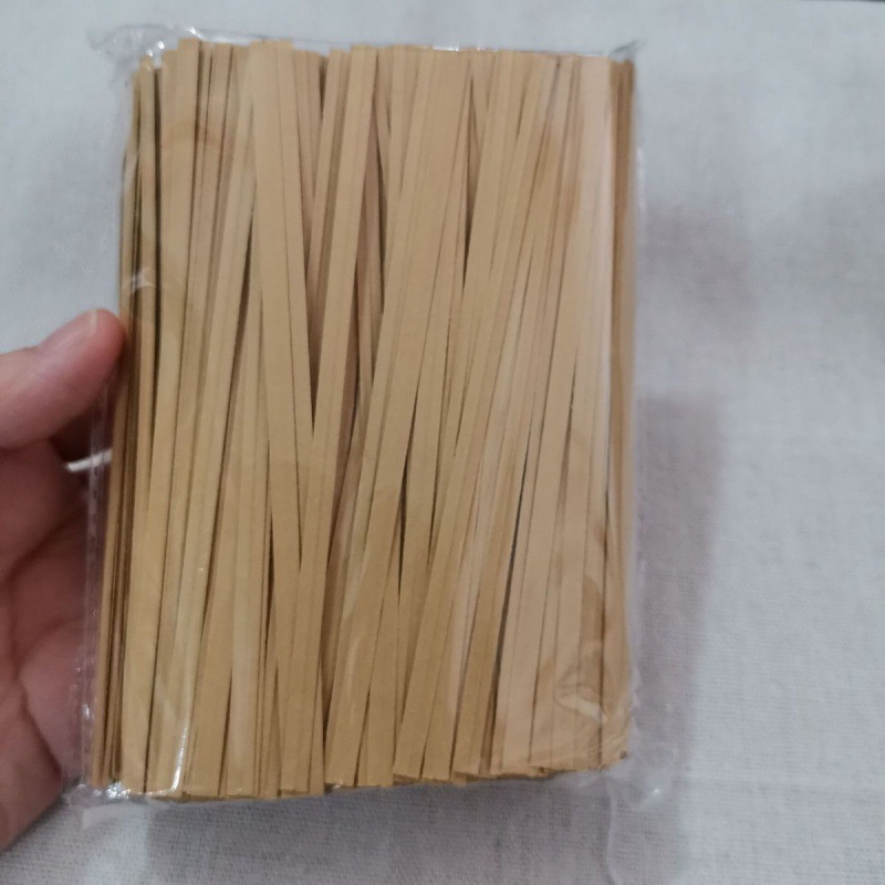 纸扎带1000根环保纸扎丝封口扎条面包袋扎口丝食品包装扎带