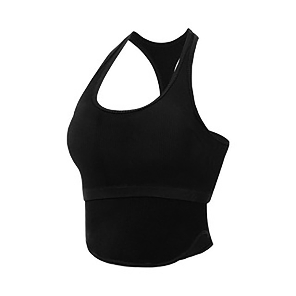 New Seamless Fitness Sports H-Shaped Beauty Back Thread Vest Women's Shockproof Hem Running Quick-Drying Yoga Bra