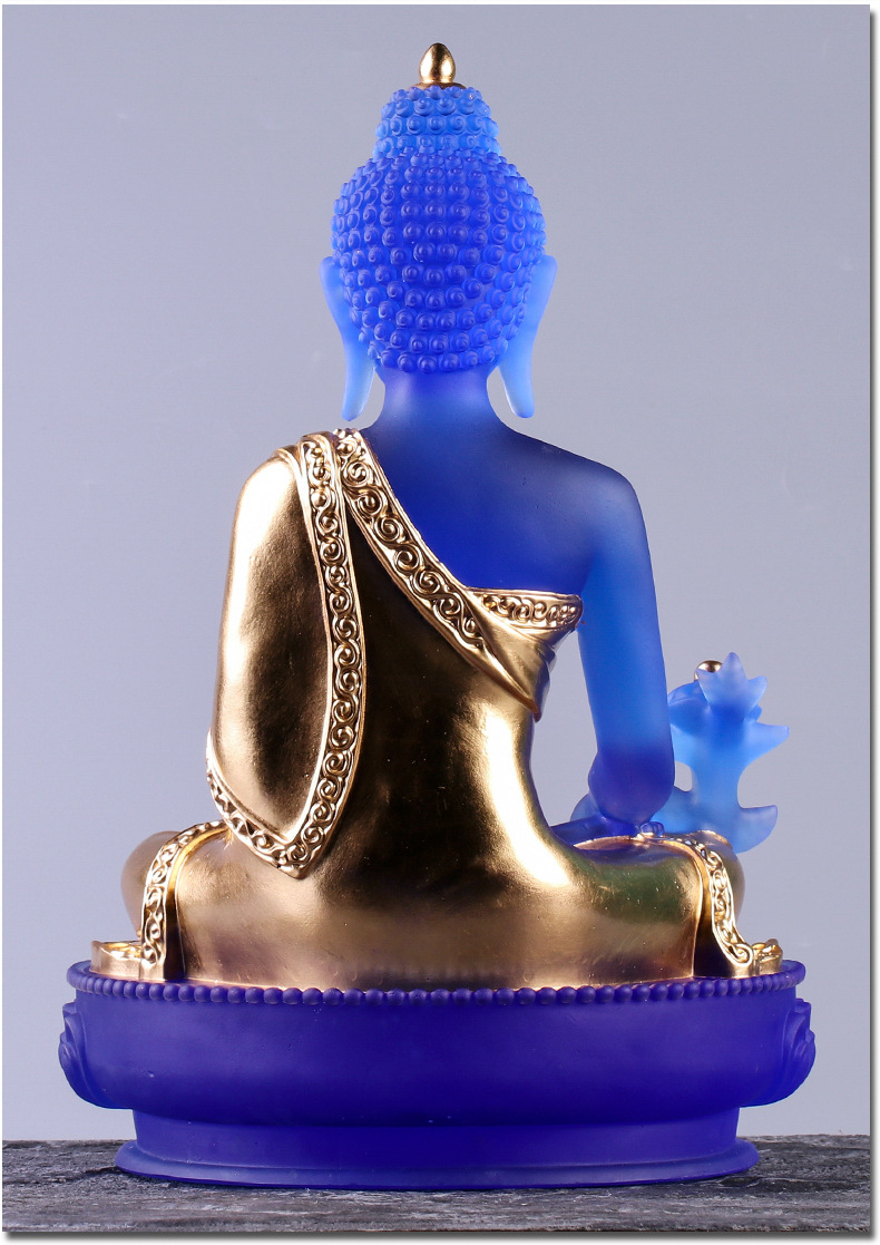 5-40厘米高药师佛摆件坛城琉璃光如来佛像寺院家用结缘摆设