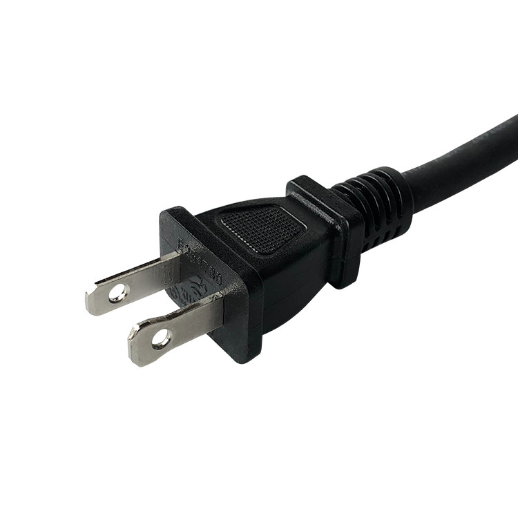 供应美国两芯大小片插头 美规ul认证电源线插头 1-15p美式插头