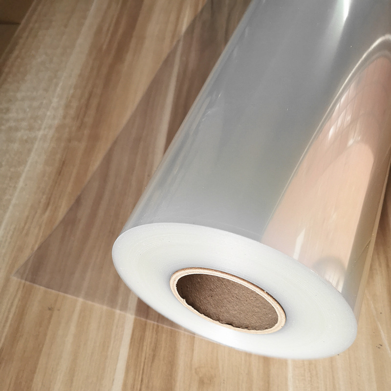 40丝水晶膜 冷裱钢化膜 冷裱不钢化高光晶瓷装饰画pet带胶水晶膜