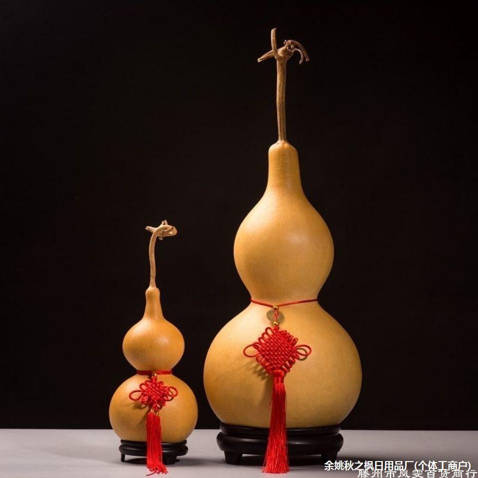 批发真葫芦挂件大摆件超大巨型中国结手绘客厅办公室玄关家用居家