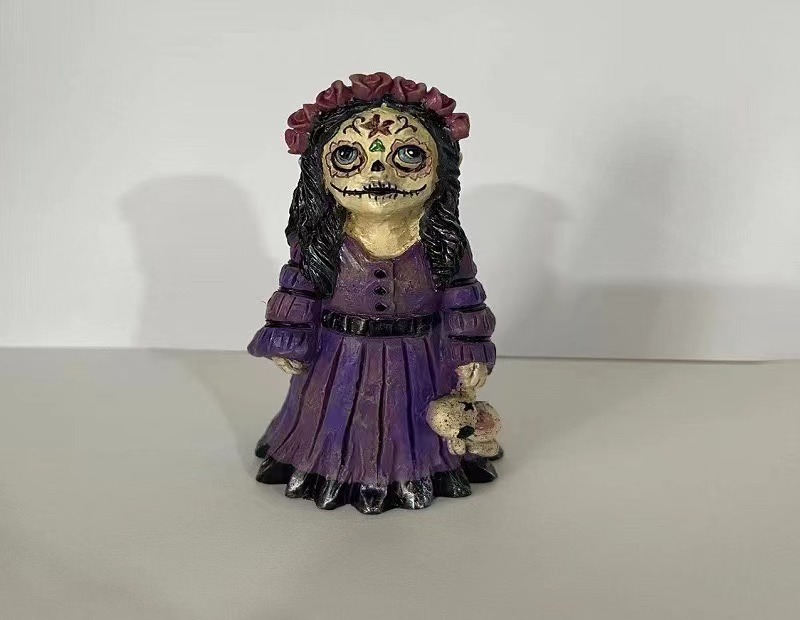 跨境新品 卡通 可出烟的新款巫毒娃娃左歪头右歪头锥形燃烧器香炉