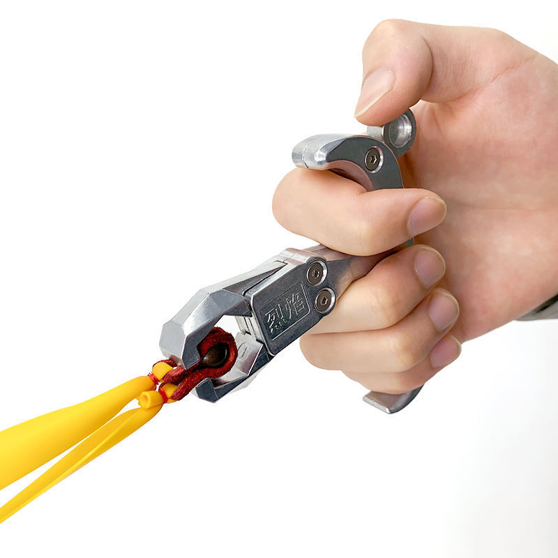 新款弹弓专用撒放器烈焰鱼镖撒放器两用不锈钢撒放器弹弓配件