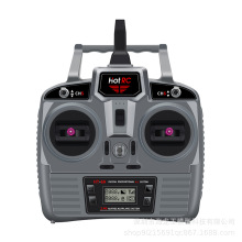 HOTRC华航 HT-6A遥控器 电压回传6通道接收机 航模固定翼车船飞机