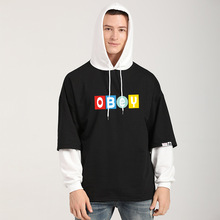 包邮obey 连帽抽绳logo图案印花口袋卫衣男23秋冬囧妹正国内代购