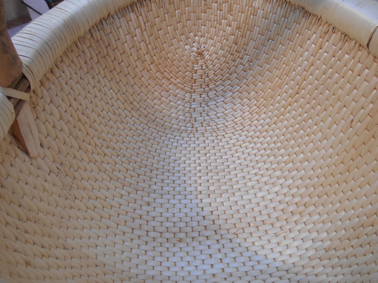 笸箩簸箕柳编簸箕手工编织柳编筐篮子收纳筐篮垸子筐农家乐馒头框