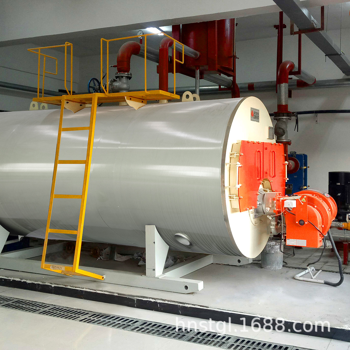 太康四通6吨wns型燃气热水锅炉酒店供暖锅炉出口土耳其越南