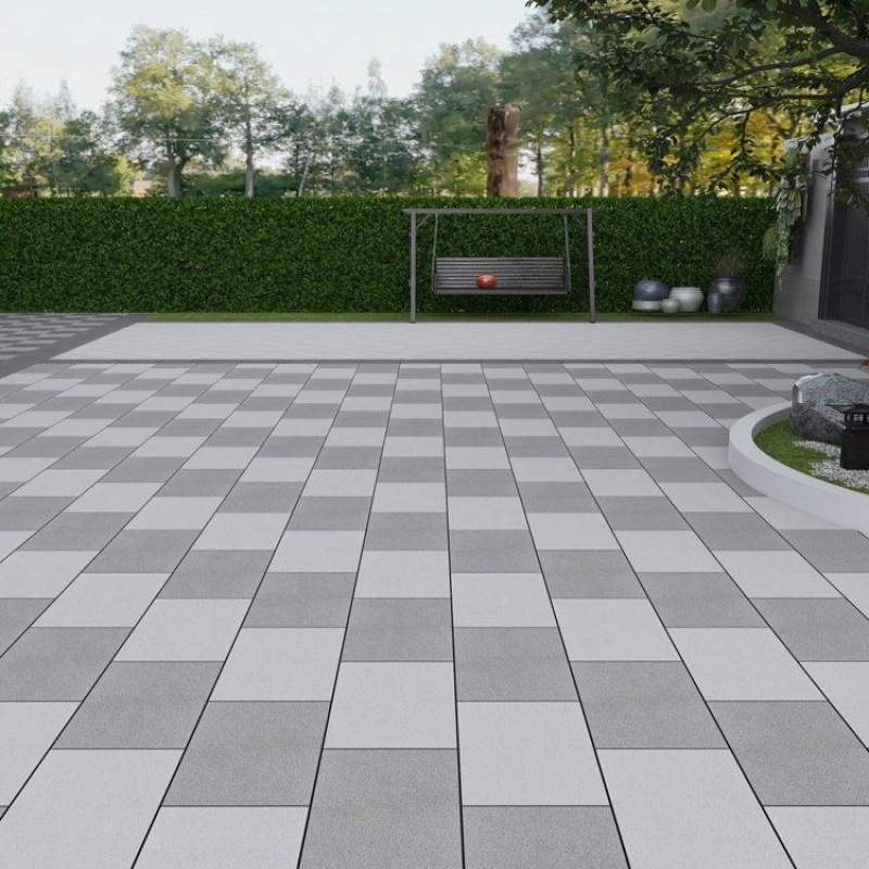 地铺石室外庭院地砖农村小院子地面铺防滑地板砖露台花园户外瓷砖