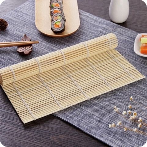 竹制寿司帘紫菜包饭竹帘寿司卷帘竹帘家用制作寿司料理