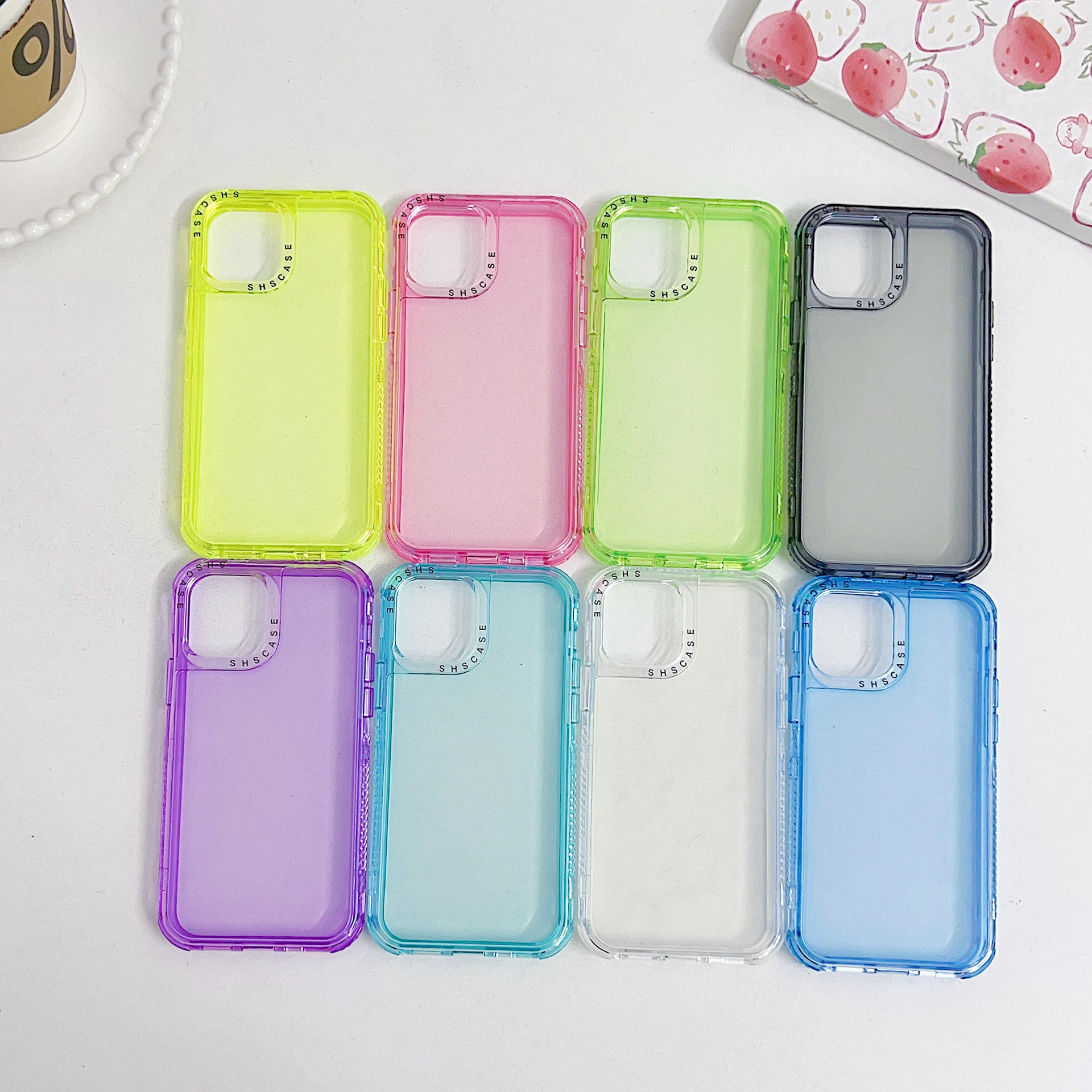 shs case苹果11三星a35透彩三合一x6a适用iph15手机壳rm13c保护套