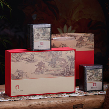 高档凤凰单丛茶叶包装礼品散茶复古半斤红茶大红袍鸭屎香岩茶空盒