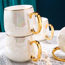U8ZV轻奢陶瓷茶具套装家用水杯茶杯待客杯子欧式茶壶结婚陪嫁水具