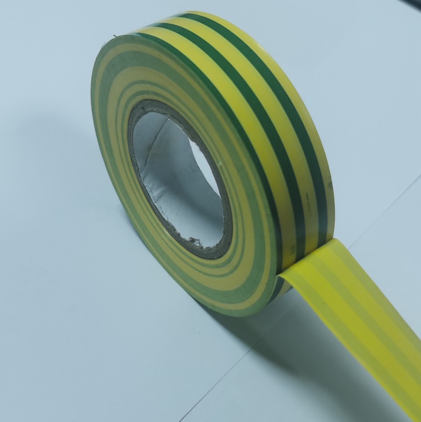 25m超粘 低铅防水黄绿色 地线专用标识 汽车线束 pvc电工绝缘胶带