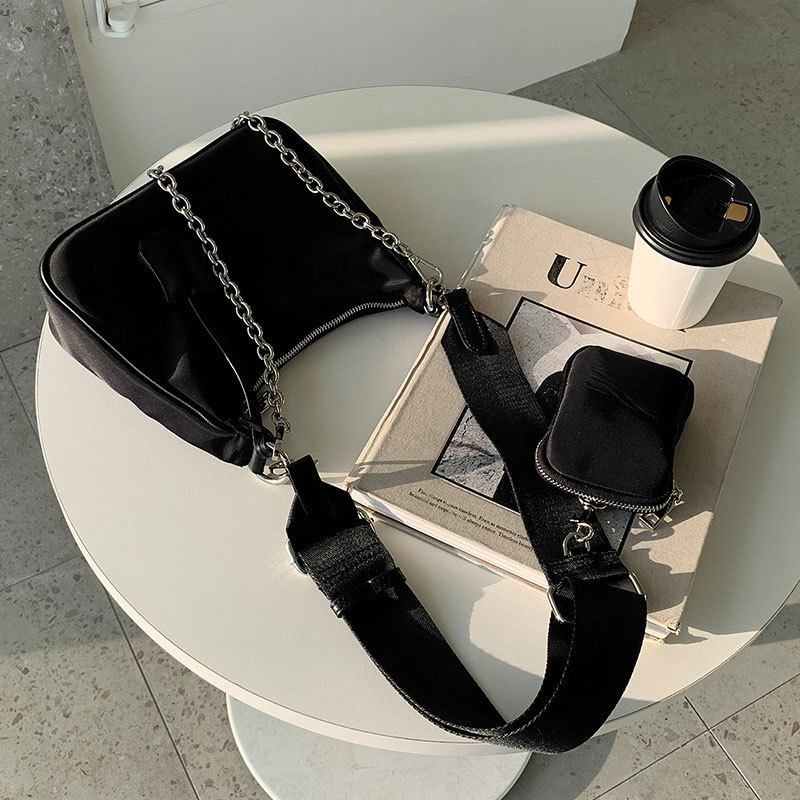 时尚经典腋下包简约尼龙布包小众设计潮流百搭斜挎包单肩包包女