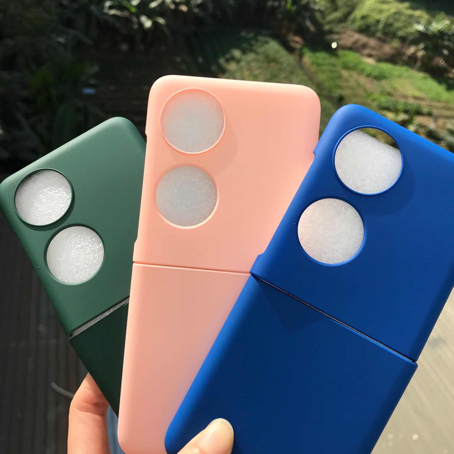 适用华为p50 pocket折叠手机壳 p50宝盒保护套全包简约防摔pc壳