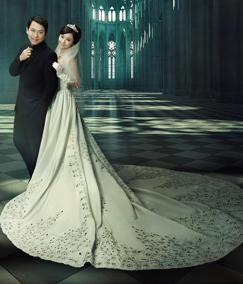 3d立体婚纱照 三维立体个人写真照片lenticular 3d照片 3d渐变画