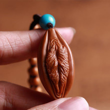 橄榄核项链橄榄核雕女阴手串橄榄核生命之源升职加薪利器手链批发