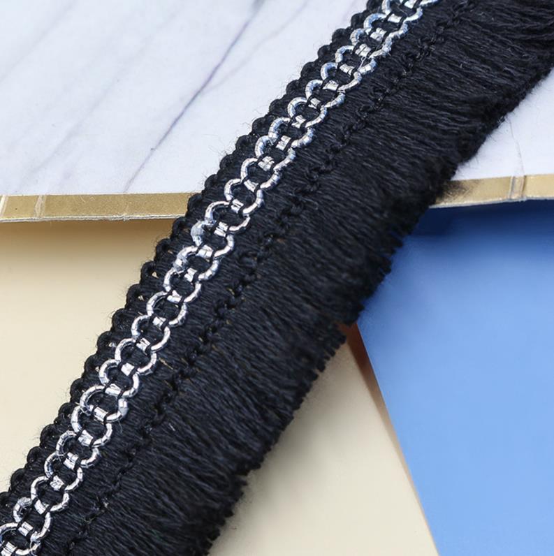 Cross-Border Direct Supply Cotton Thread Sewing Thread Tassel Fringe Lace DIY Crafts Girls' Curtain Decorative Clothing 