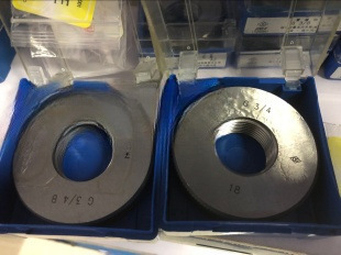 正品哈量管螺纹环规 螺纹通止规g3/8 g1/4 g1/2 g3/4 g1 申罗磊