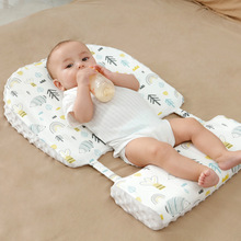 严选新生婴儿防吐奶斜坡垫护脊防溢奶呛奶枕头喂奶神器婴幼儿枕头