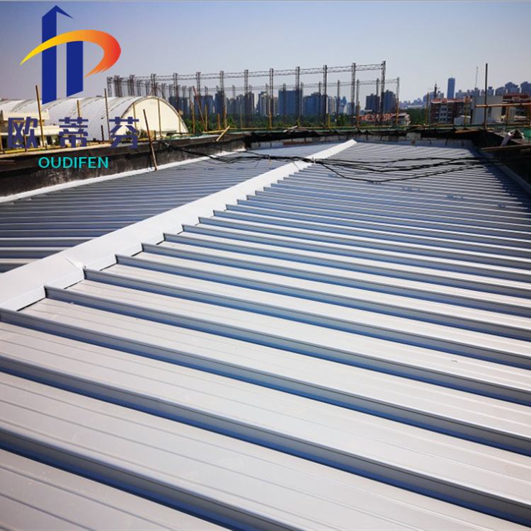 65-400型直立锁边金属屋面板铝镁锰板铝合金屋面板大型钢结构厂房