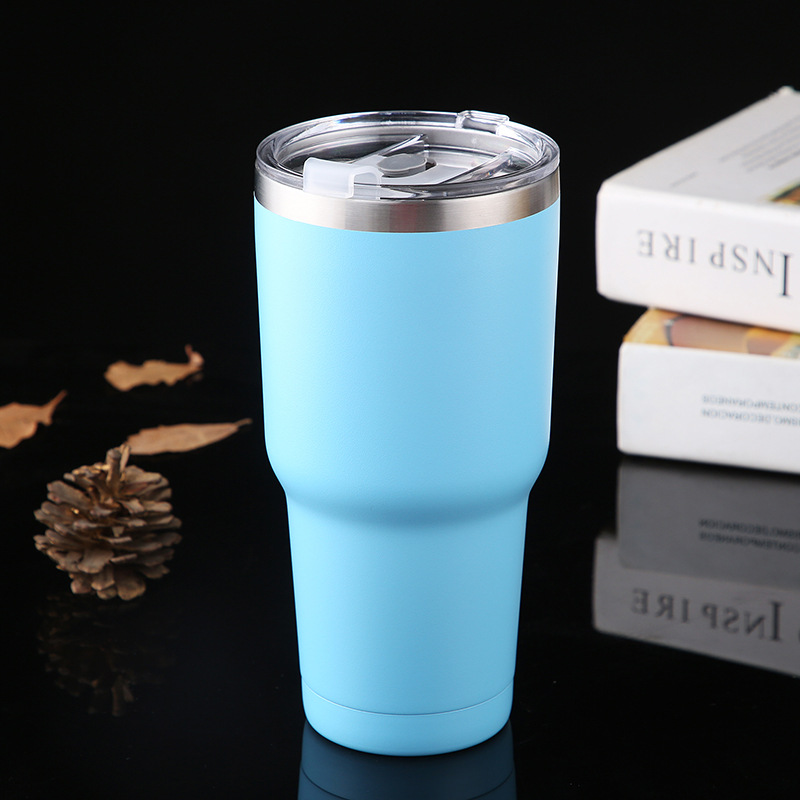 Y216 Heat and Cold Insulation Large Ice Cup New 304 Stainless Steel Thermos Cup Outdoor Large Capacity Cup Gift