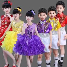 六一儿童节表演服女童公主裙节目演出蓬蓬裙小学生大合唱主持礼服