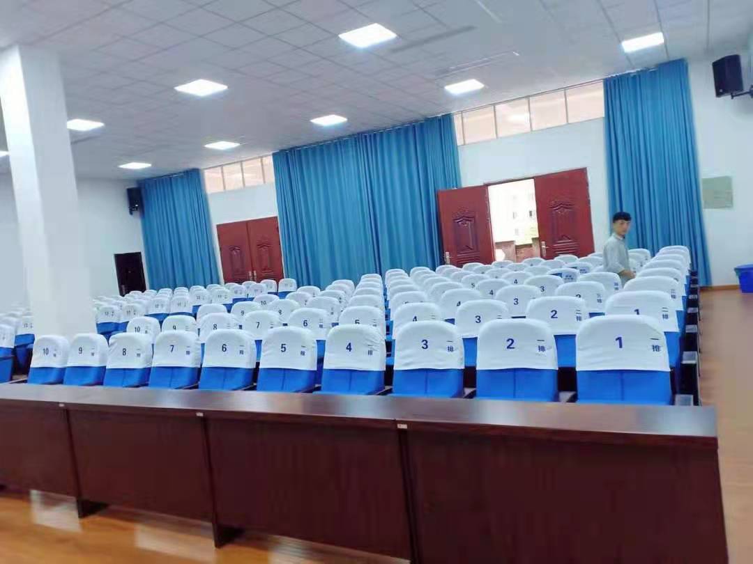 会议室座椅套报告厅椅子套礼堂座套电影院椅套广告头套罩学校座椅