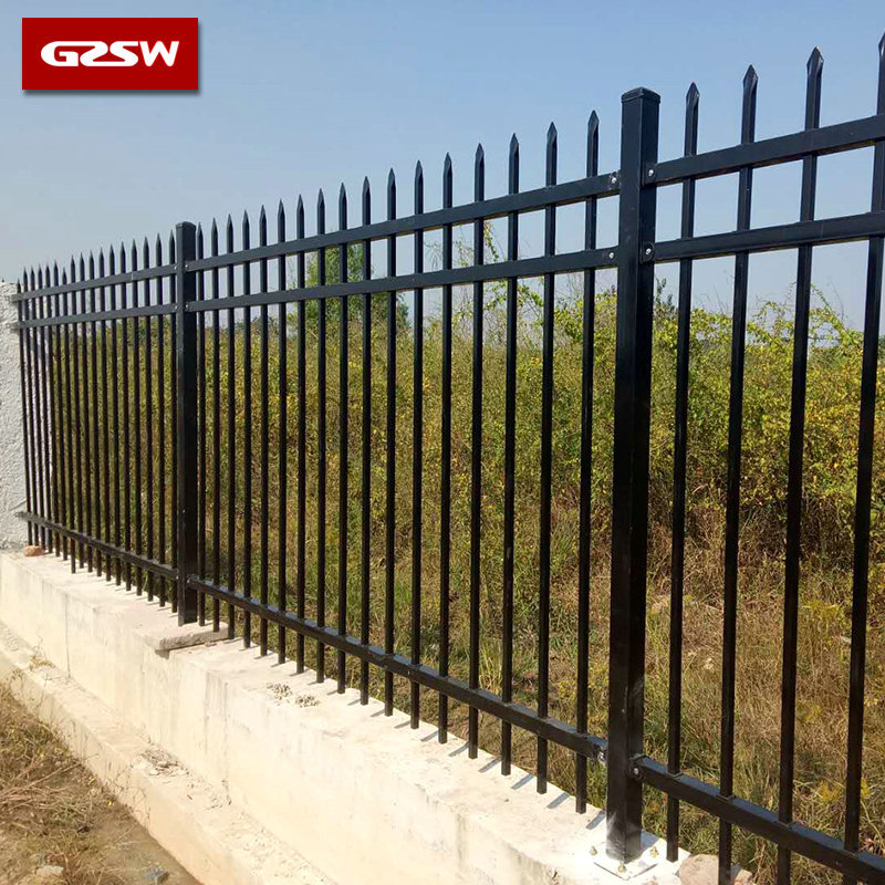 锌钢护栏围墙庭院防护栏锌钢围墙护栏小区别墅防护栅栏厂区栏杆