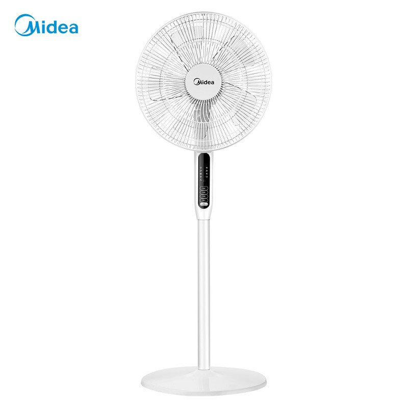美的电风扇家用落地扇定时遥控宿舍台式落地摇头电扇sac35br-阿里巴巴