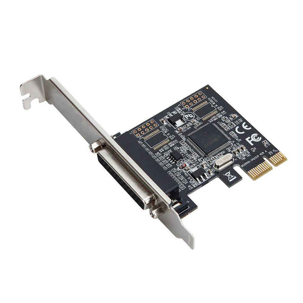企业级pcie转并口卡pci-e转并口卡打印机db25针lpt接口ax9900
