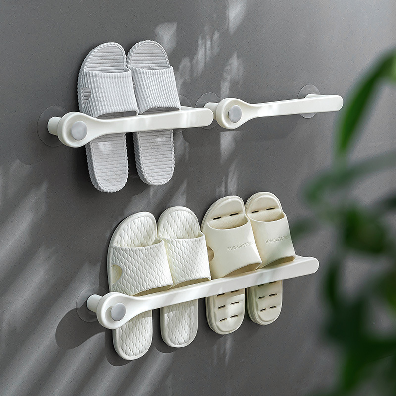 凤全 浴室拖鞋架壁挂挂式墙壁厕所鞋子卫生间免打孔鞋架置物架