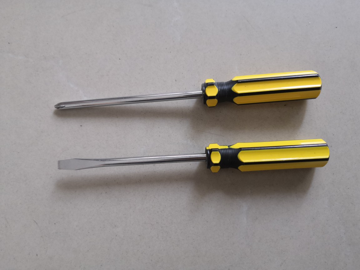 一字 十字镀铬螺丝刀6*100