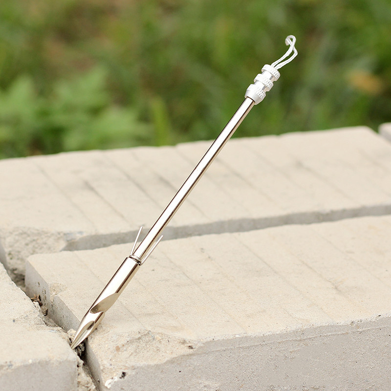 跨境货源射击打鱼三棱鱼镖金属打鱼器材户外射鱼箭头渔镖