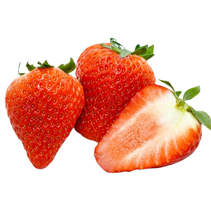 丹东99草莓大凉山露天红颜草莓新鲜水果3斤5斤装丹东草莓一件代发