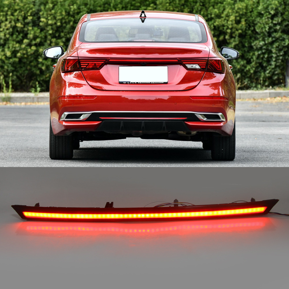 mihaz适用19款起亚kia cerato k3贯穿灯 专用led刹车灯改装后尾灯