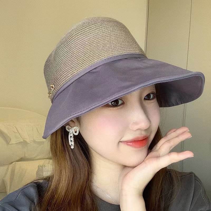 Hat Female Summer New Peaked Cap UV Protection Sun Hat Korean Style Popular Net Red Big Brim Sun Shade Sun Protection Hat