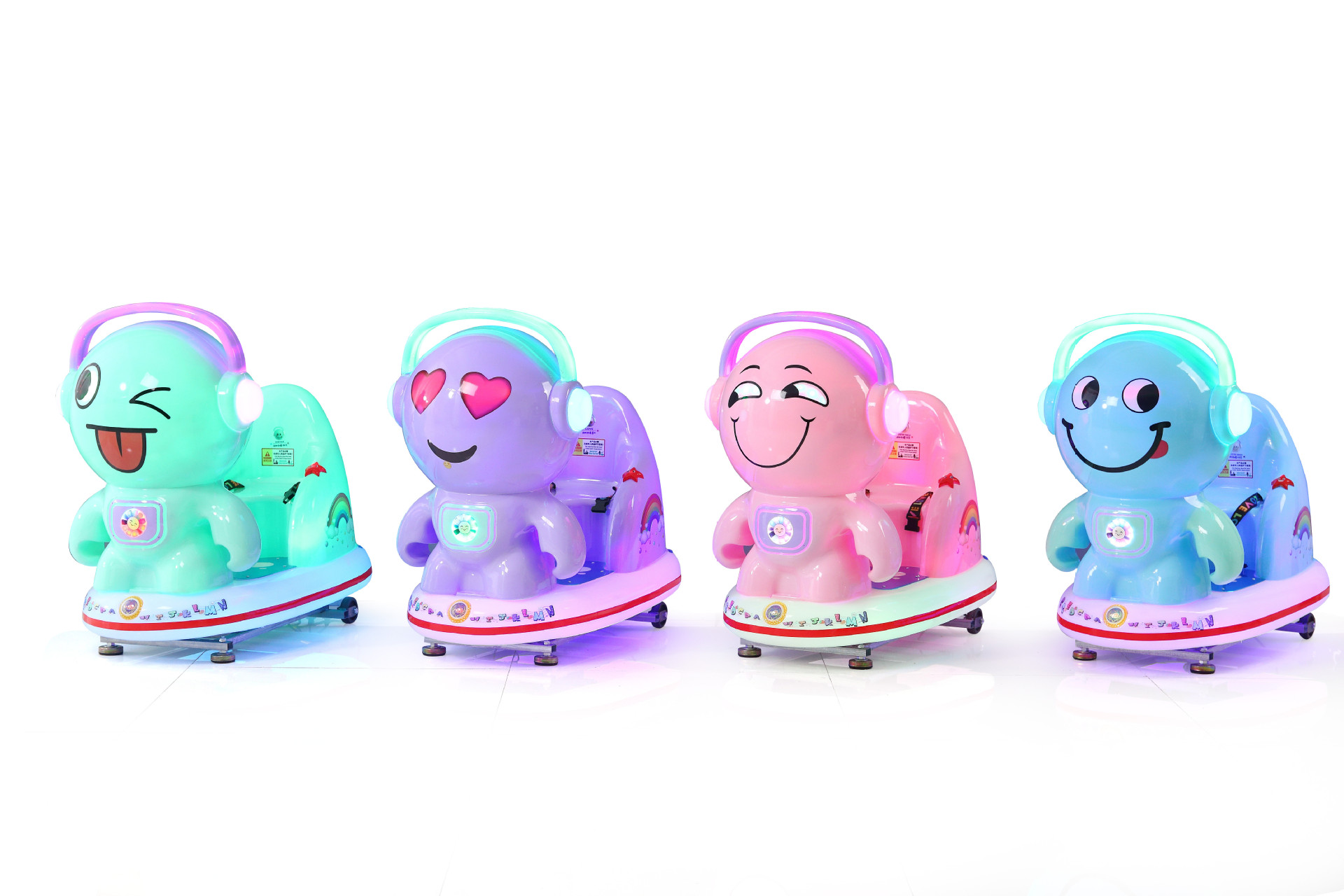 萌趣表情包摇摇车波波乐猪猪侠摇摆车小汽车摇摆车阿狸共享投放摇