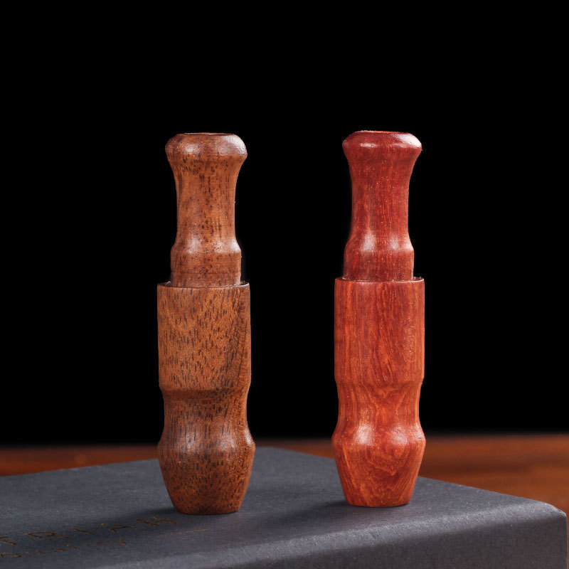 8.0mm手卷粗烟专用烟嘴花梨木实木烟嘴男士自动弹烟头手卷烟嘴