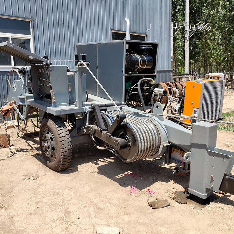 液压牵引机制动小型张牵设备6t吨导线sa-yq-60牵张设备厂家