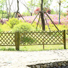 户外竹篱笆护栏栅栏围栏竹子隔断花园菜地庭院防腐竹竿竹门楼墙