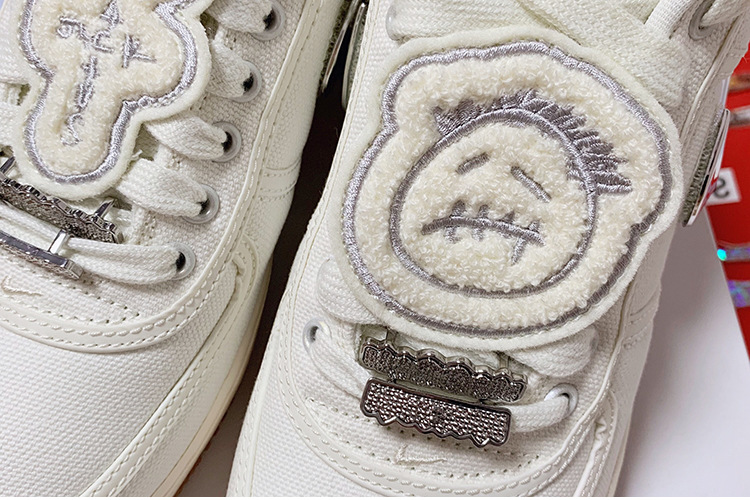 travis scott air force 1鞋带扣男女ts金属换钩af1 空军一号小银