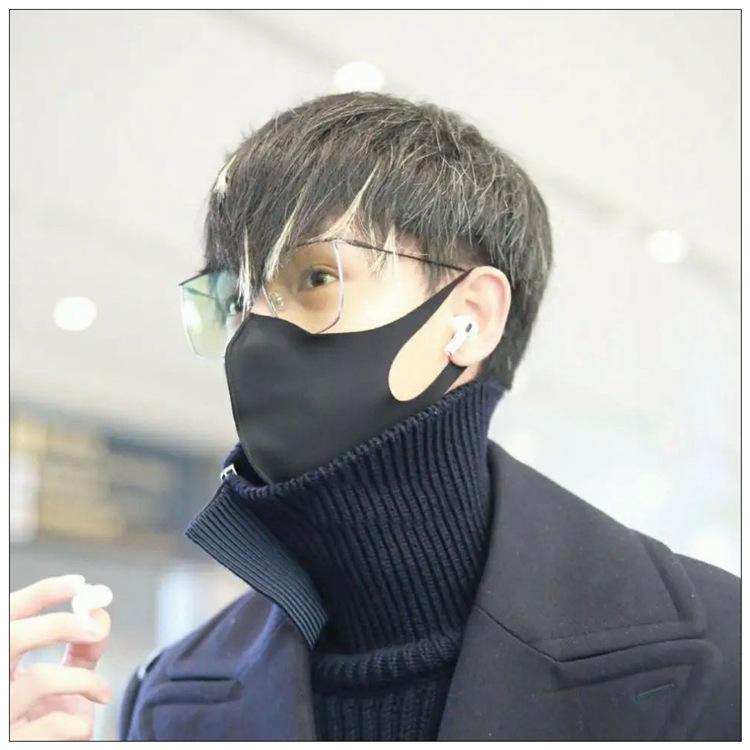 2022新款秦霄贤同款半透明绿墨镜直播超酷方形个性不撞色太阳眼镜