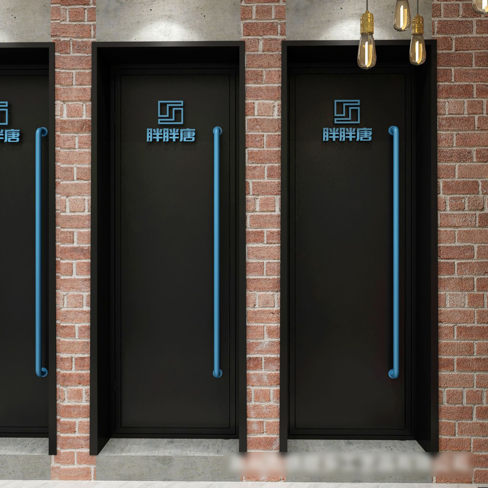 厕所卫生间餐厅门 定制铁艺铁门 美式工业风酒吧创意推拉门