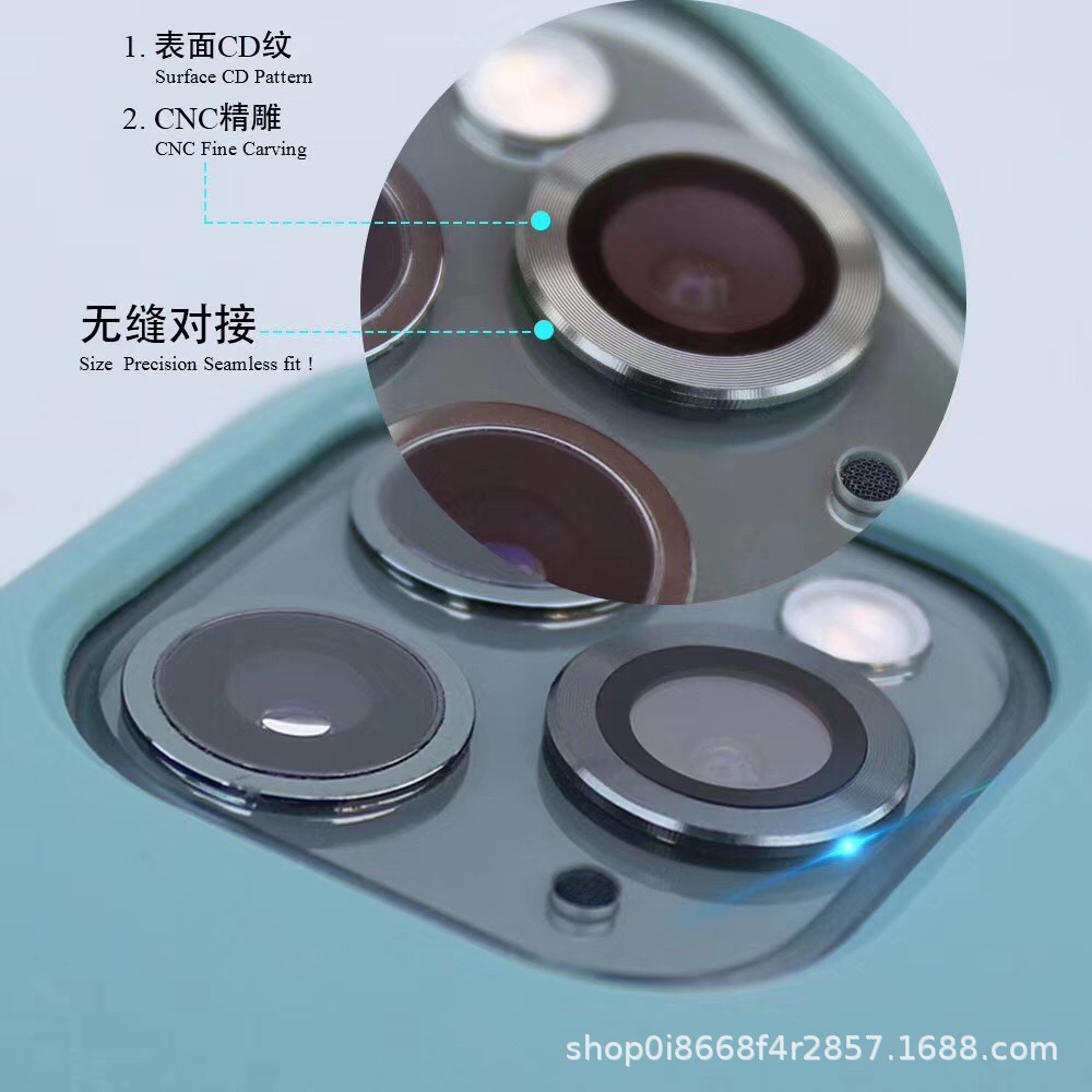 适用于iphone11蓝宝石镜头膜11pro max摄像头保护 金属鹰眼镜头膜