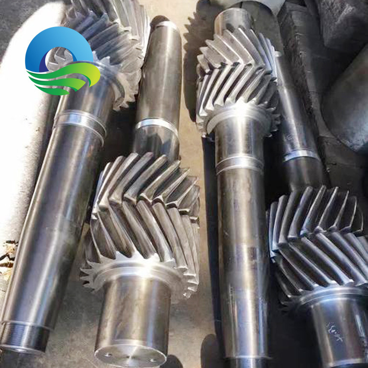 直齿轮轴斜齿轮轴人字齿轮轴数控铣齿磨齿滚齿来图加工