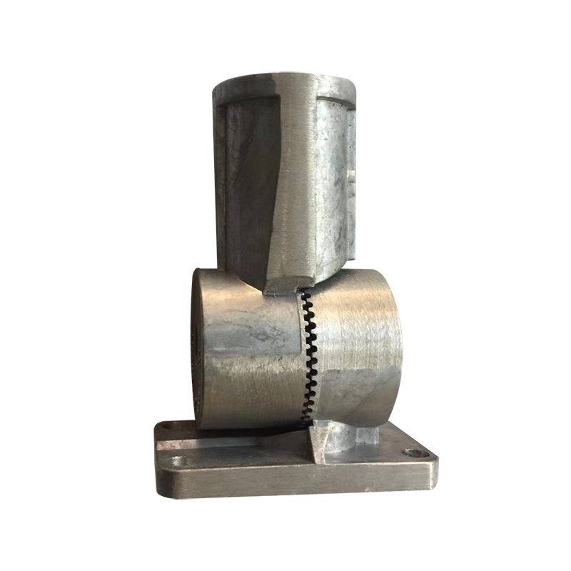 led路灯万向接口转动臂万向接口可调角度路灯转接头外60转内60