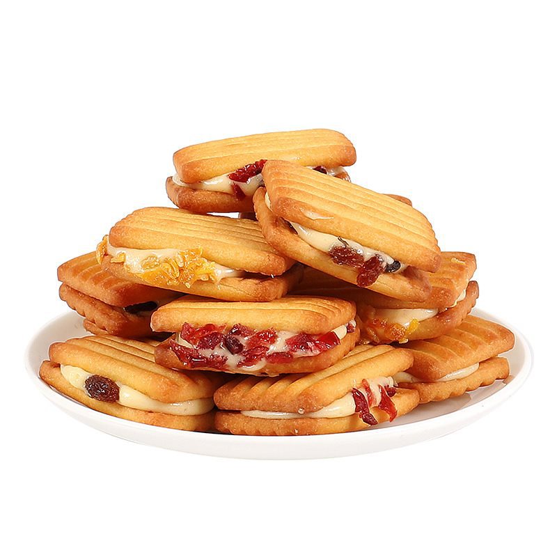 蔓越莓牛轧夹心奶酥办公室零食下午茶休闲食品网红解馋小饼干