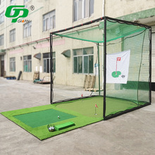 高尔夫练习网 挥杆打击笼球网 庭院小型高尔夫练习场地 3米打击网